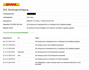 DHL Tracking